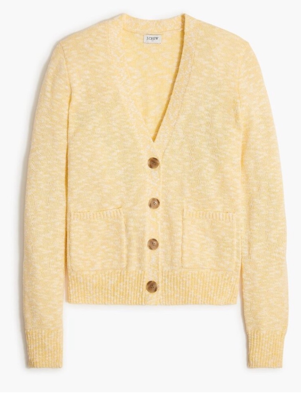 J.Crew Factory Beach Marled Cardigan Sweater